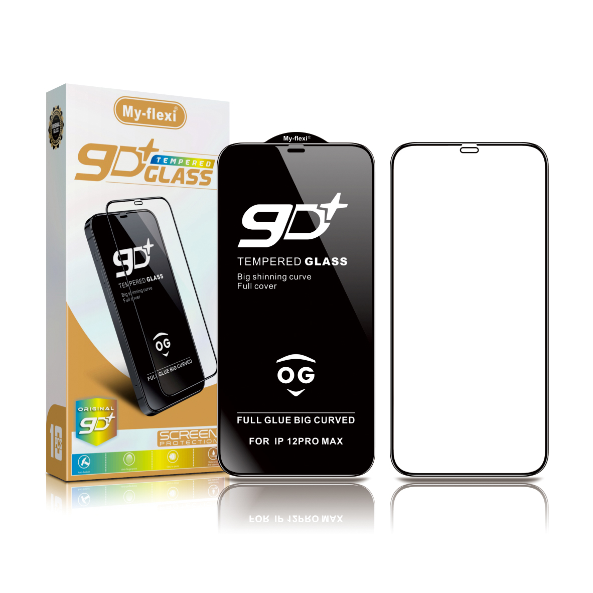 Горячая Распродажа Новинка 9D + большой изогнутый полный охват закаленное стекло Защита экрана для мобильного телефона Iphone серии 3D 4 часа 50 шт.