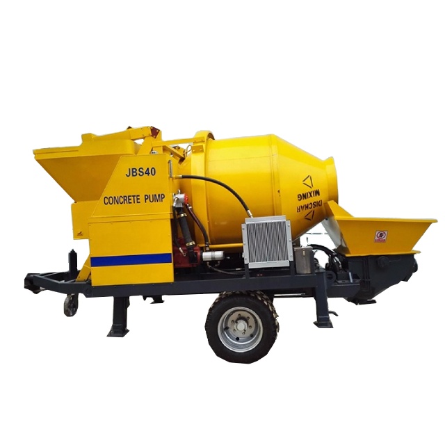 Miningwell self-loading concrete mixer JBS40-10-84R portable concrete mixer concrete cement mixer