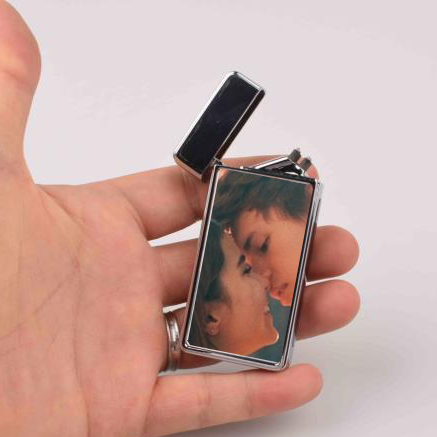 USB металлическая зажигалка с сублимационной печатью для мужчин