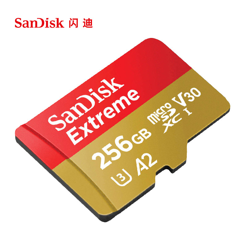 Оригинальный двойной флеш-накопитель SanDisk A2 Extreme 256 ГБ Micro SD карты 128 ГБ U3, 64 ГБ, карта памяти, V30 Class10 флеш-карты памяти с 4K HD