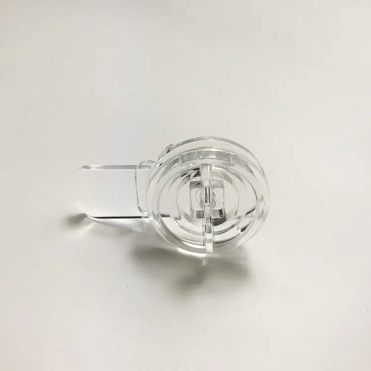 HATAI crystal  clear acrylic plastic swivel  lock for acrylic box door and display shelf