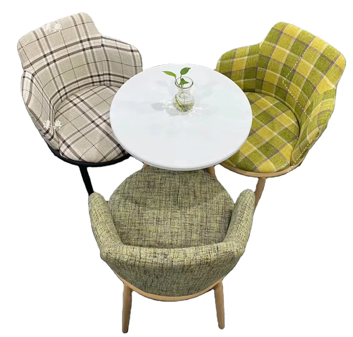 New Arrival Modern Velvet Fabric Leisure Chairs