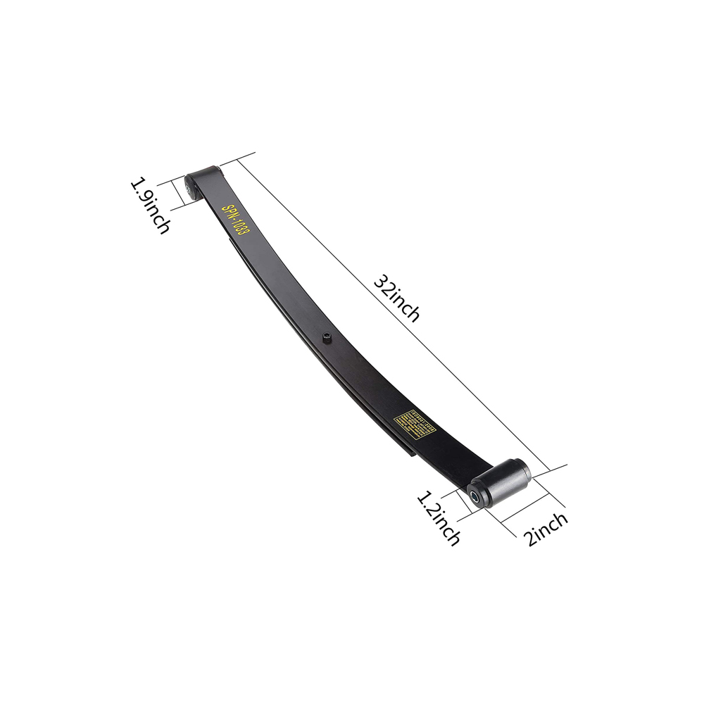 Golf Cart Heavy Duty Dual Action Rear 2-Leaf Spring Kit for EZGO RXV 2008-up OEM: 603498 604494 SPN 1033