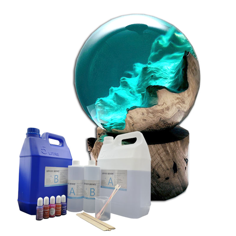 Crystal Clear AB Glue Epoxy Resin DIY for Jewelry Making and Wood Coating