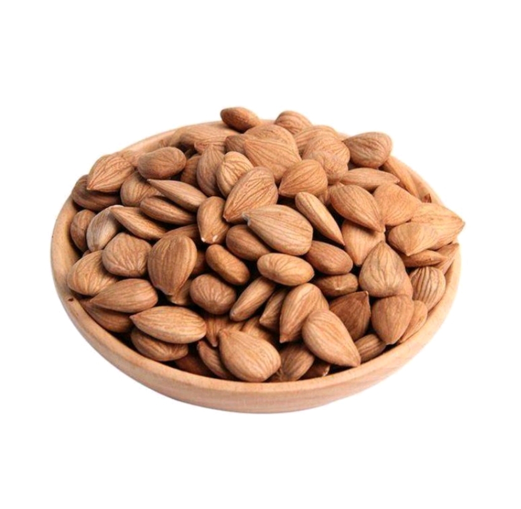 Lots of sweet almonds, healthy almond nuts