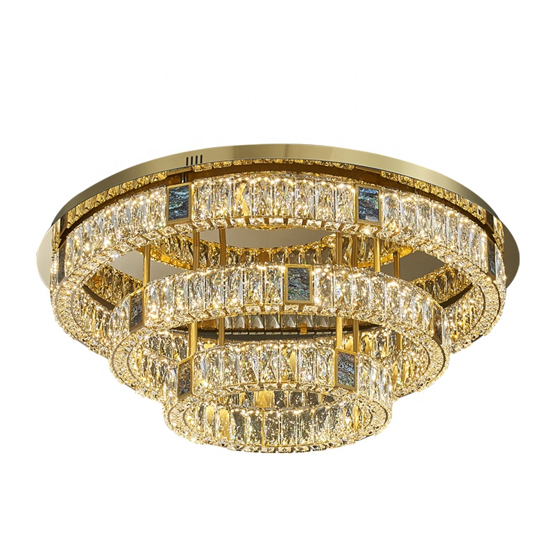 Postmodern light luxury crystal ceiling lamp for Living Room