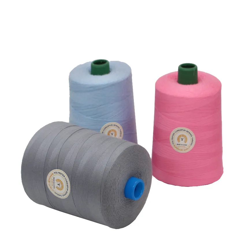 Wholesales 36s/2 Poly Poly Corespun High Strength Rice Bag Sewing Machine Thread for Bags