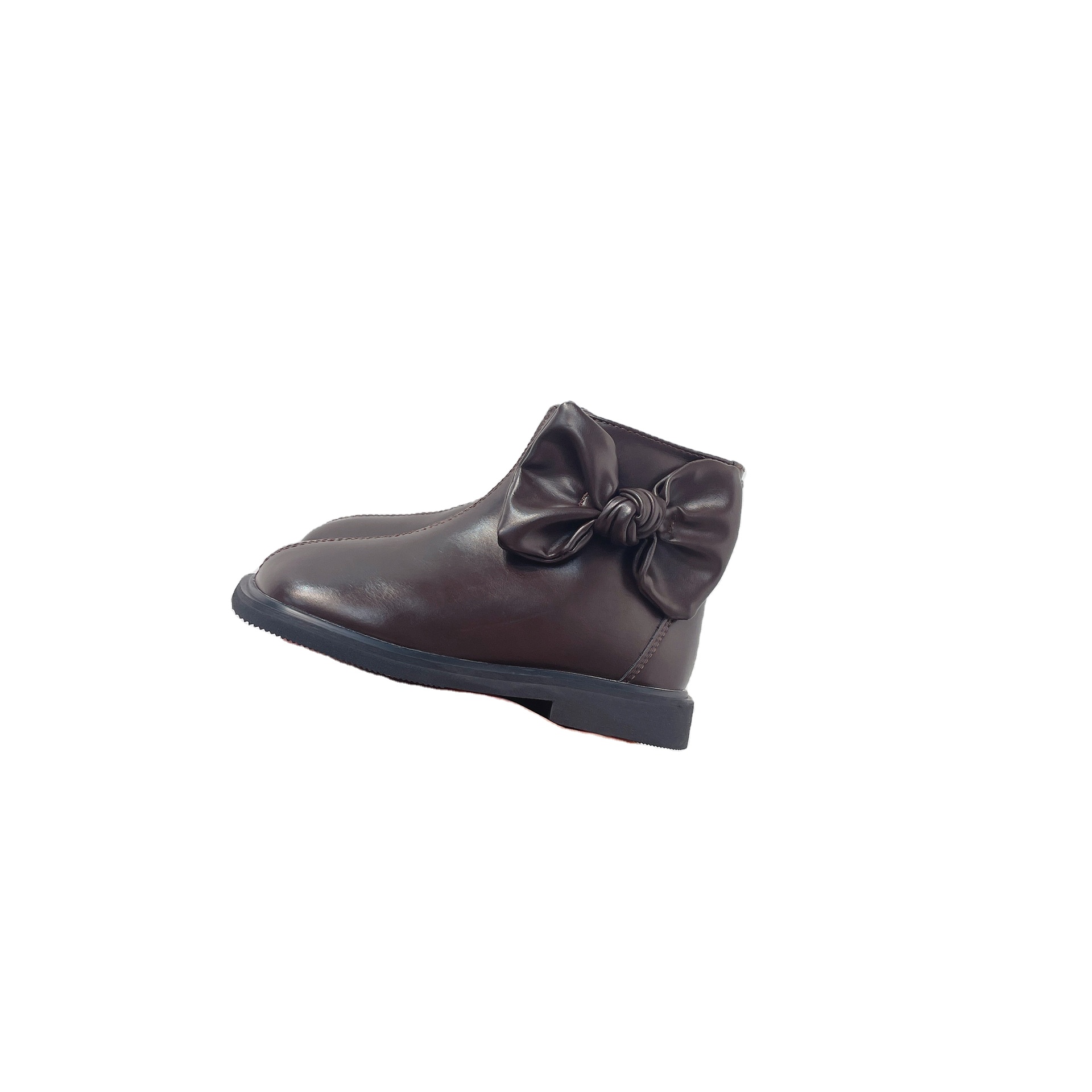 Girls' short boots 2021 autumn and winter children's bow princess boots trendy women