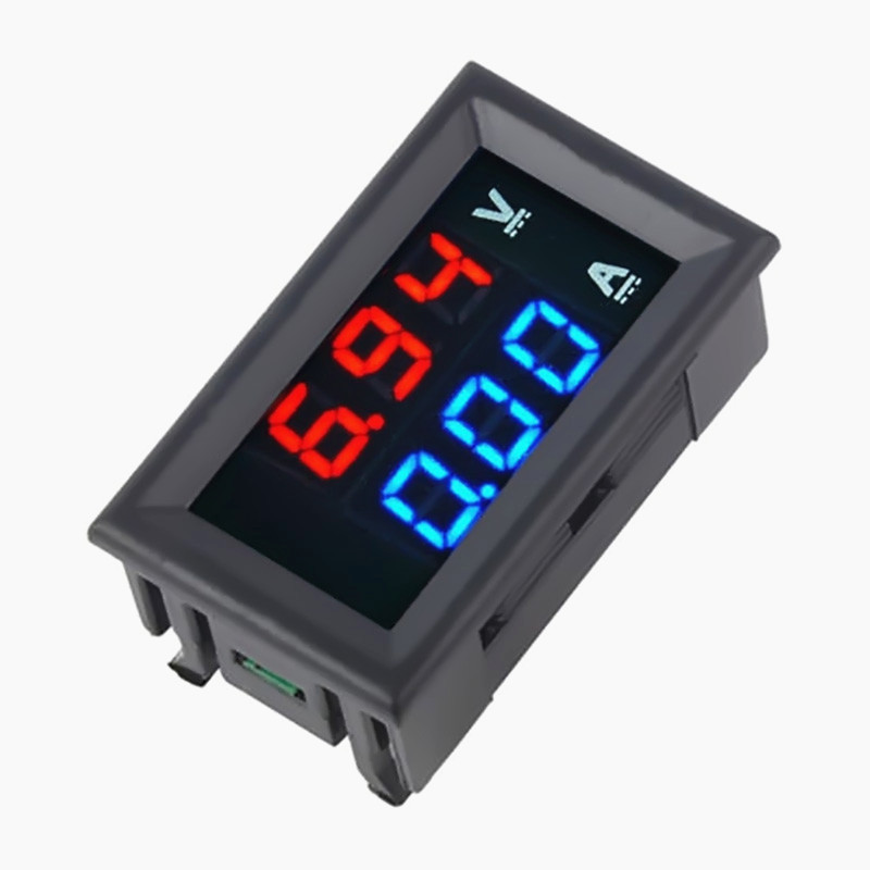 Горячая Распродажа светодиодный дисплей DC 0-100V 10A вольтметр цифровой мини Амперметр Вольтметр Амперметр