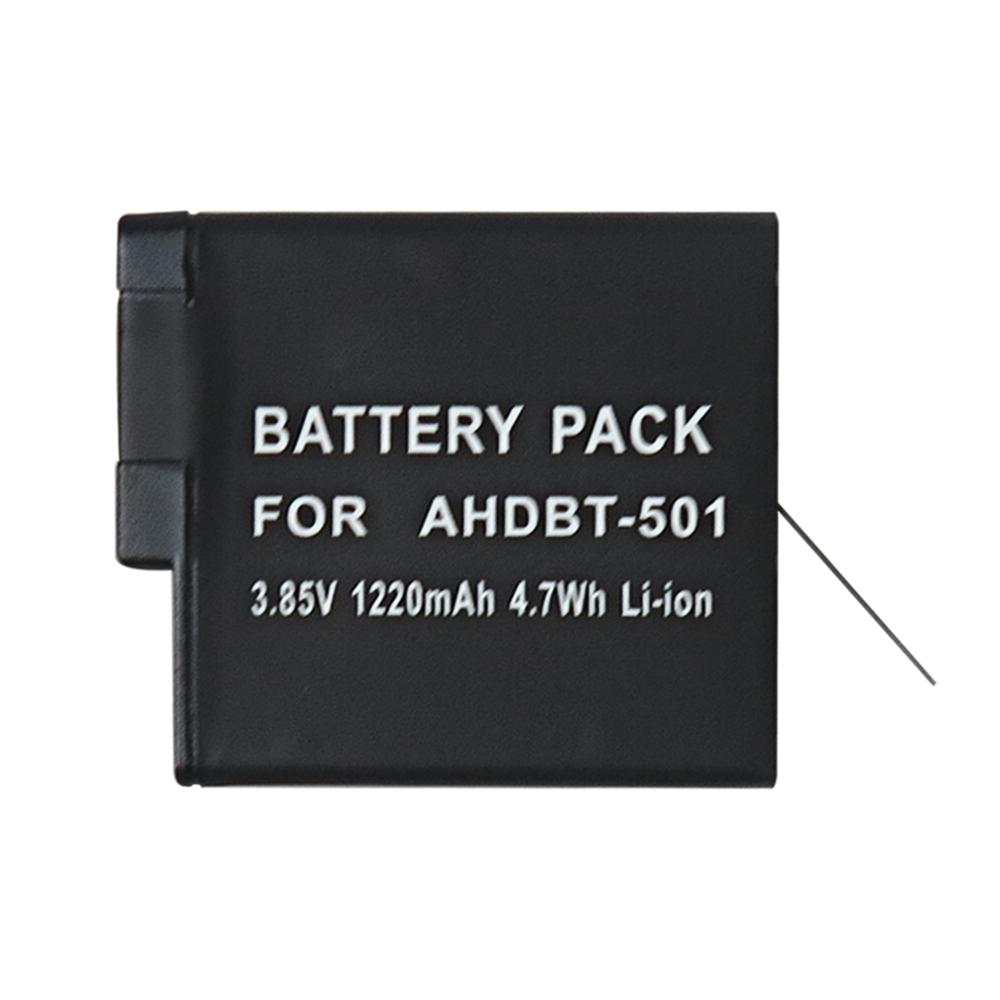 Снимать AHDBT-501 1220 mAh аккумулятор для GoPro Hero 6 5