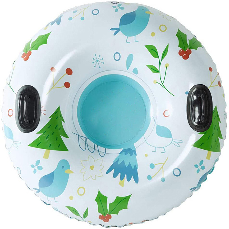 Factory Wholesale Price Cute Design Winter Season Outdoor Sport Inflatable Ski Circle