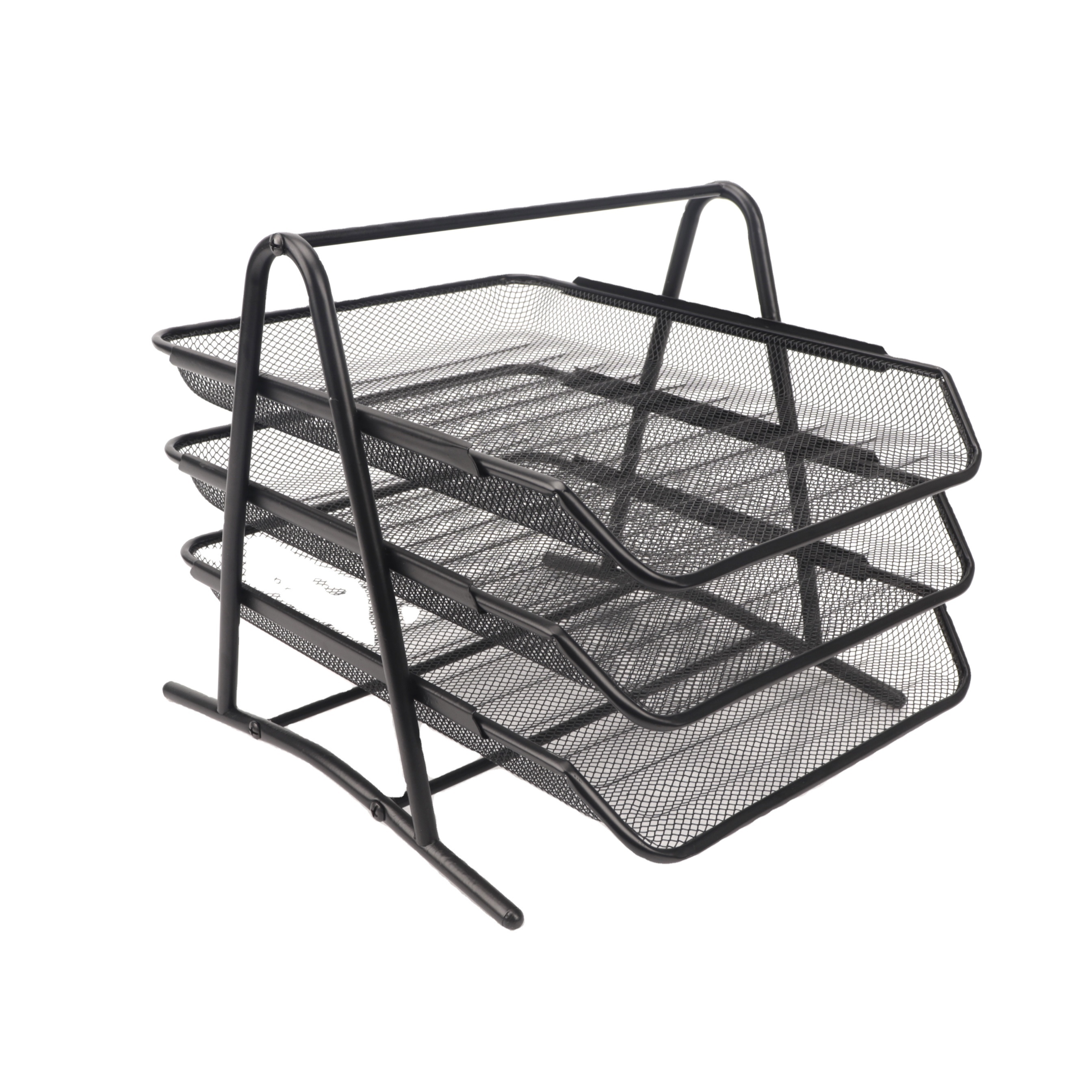 Typical Minimalist Nordic Wholesale Paper Document Tray Office Stationary Mesh Desk Organizer For Office