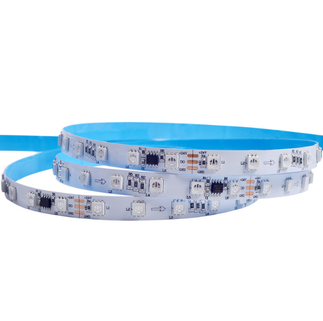 WS2811 волшебного сна цвет RGB светодио дный полосы 5050 30 светодио дный 60 светодио дный DC12V DC24V IP20 IP67 IP68