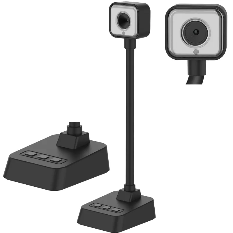 8MP microphone LED light lumens hd 2 in 1 overhead usb visualizer webcam and teacher teaching document camera