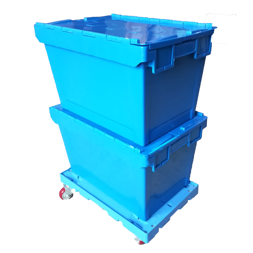 plastik nestable stackable crates with cover stackable moving crates stackable turnover crates