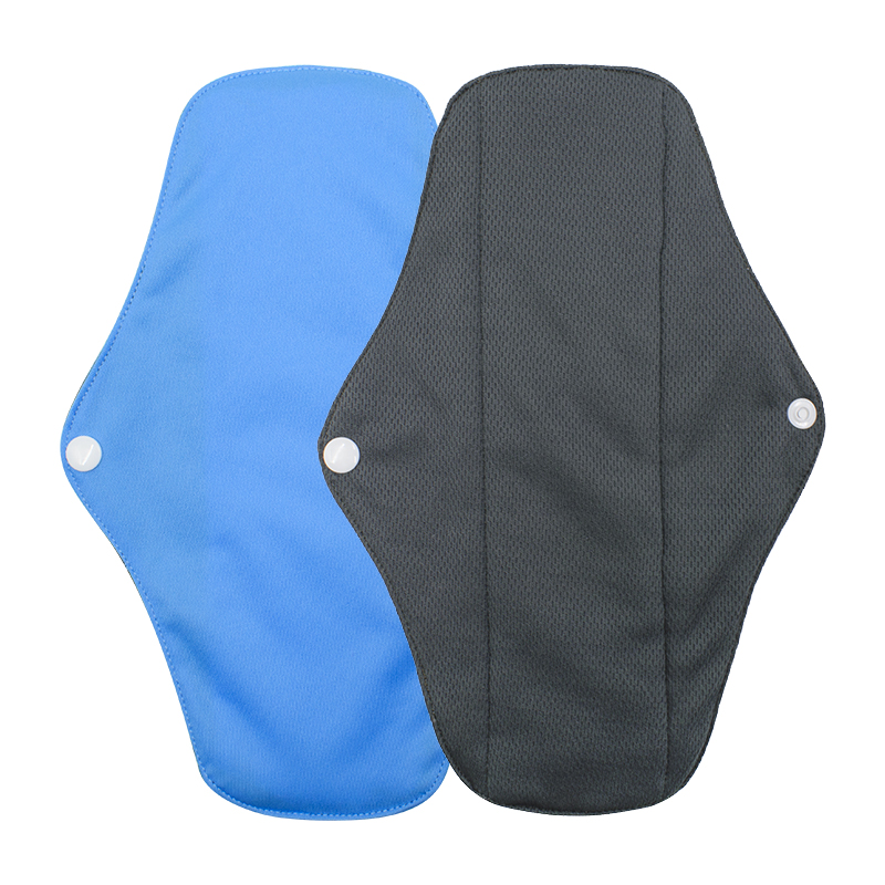 Reusable sanitary pads washable women cloth menstrual pads organic AWJ absorbent cotton feminine sanitary napkins pads