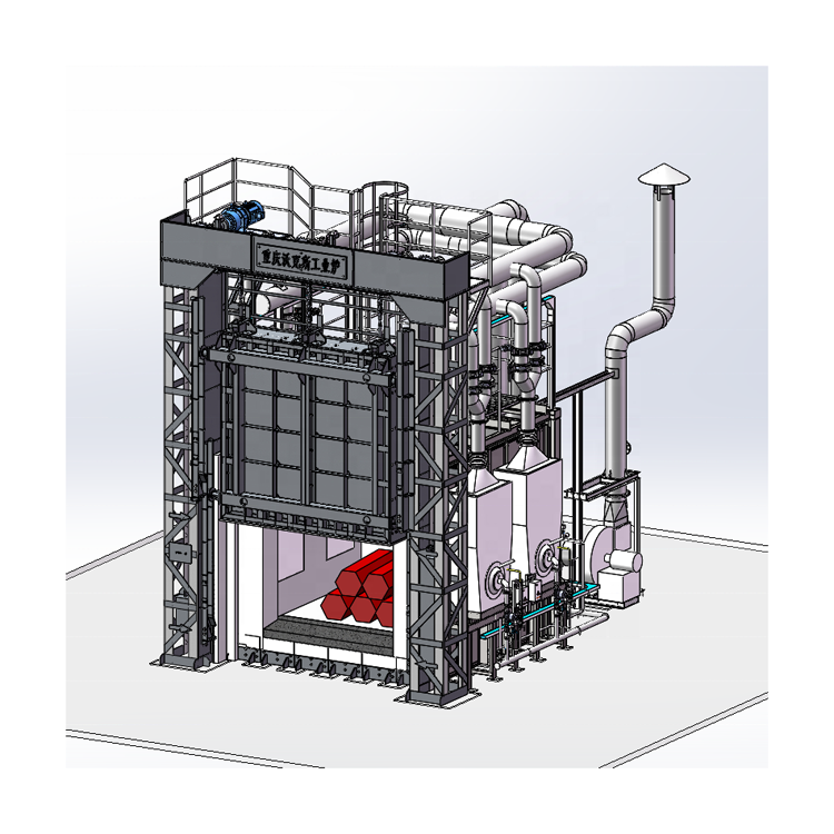 Природный газ Low NOx используется простая регенеративная камера нагревательная промышленная печь