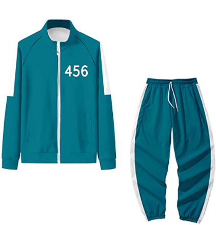 TV Korean Squid Game Hoodie&Sweatpants Suit Fashion Casual Sweatshirts Suit Zipper Hoodies Tracksuit For Man Woman