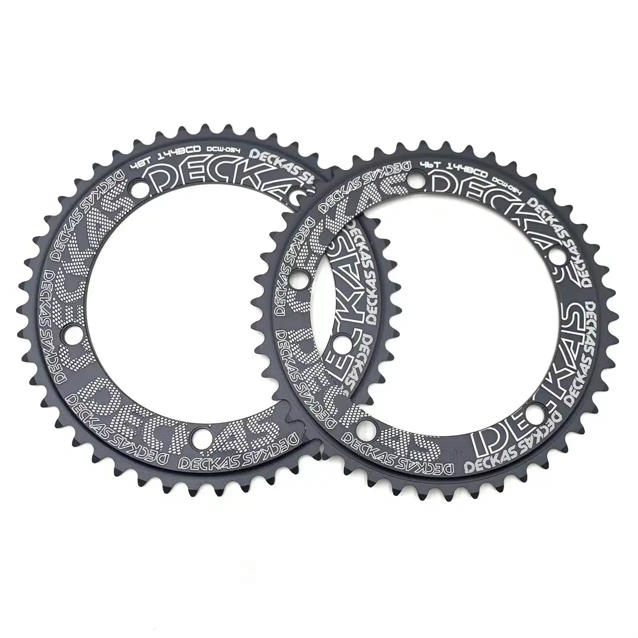 Deckas 144BCD Fixed Gear fixie Round Chain ring Track Bike 44T-58T Tooth 144 bcd special single speed gear wheel Chainwheel