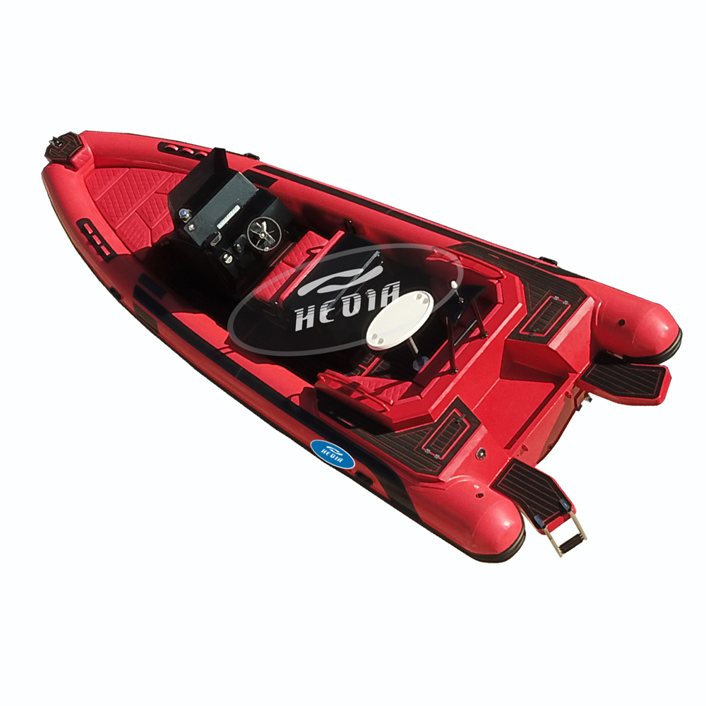 CE 26ft Orca sports aluminium rib inflatable boat luxury italian hypalon rib schlauchboot 8m