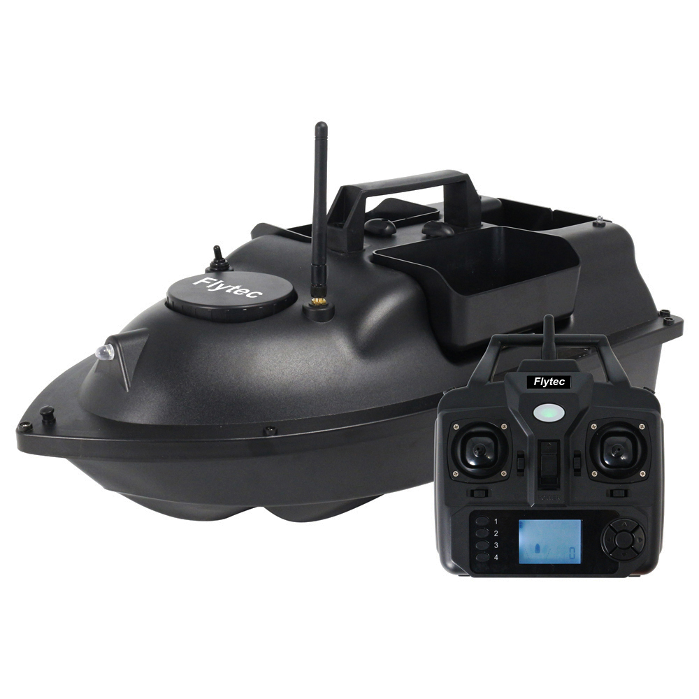 Flytec V010 последняя версия 2,4 ГГц 500 м автоматический возврат GPS лодка для приманки 2 кг 3 хоппера рыболокатор GPS RC рыболовная лодка