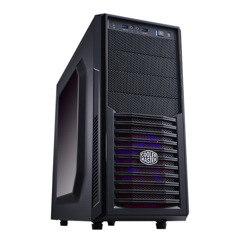 Cooler Master K282C black Side-plate middle tower computer mainframe case