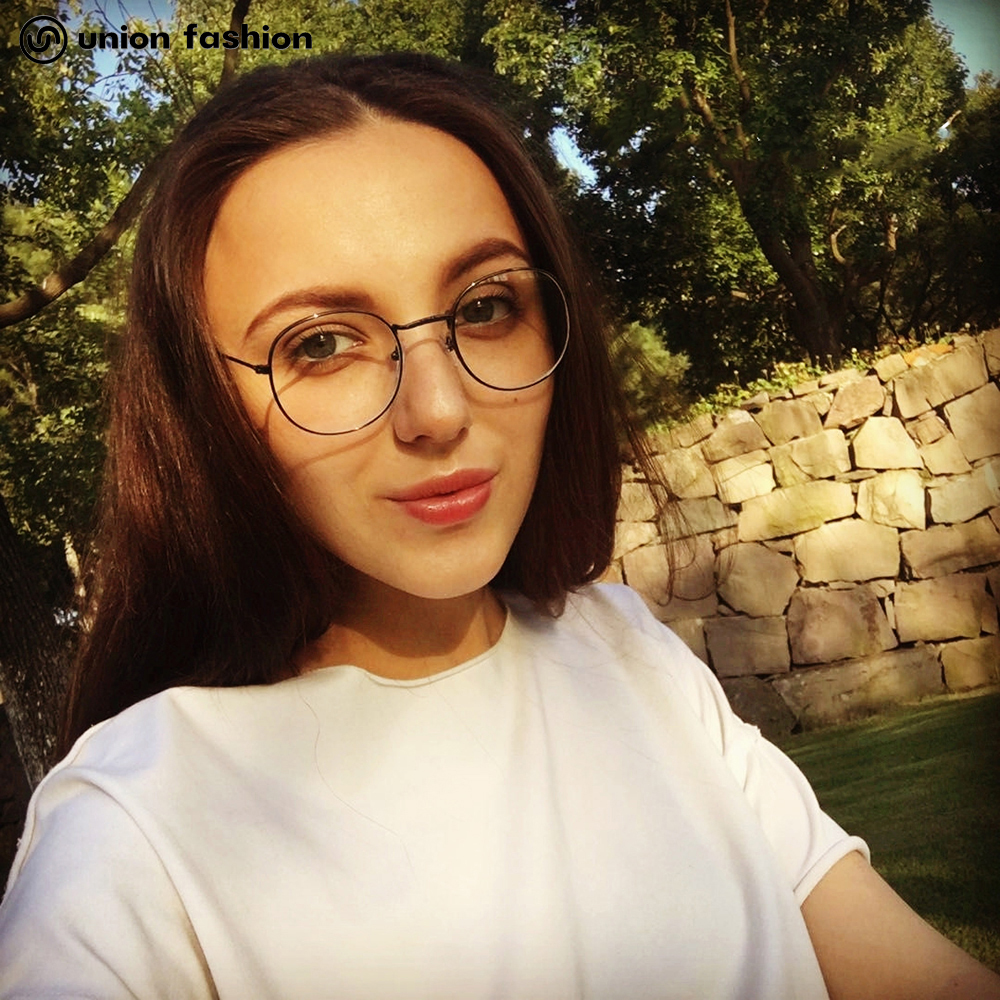 Защитные металлические круглые очки для чтения с защитой от синего света