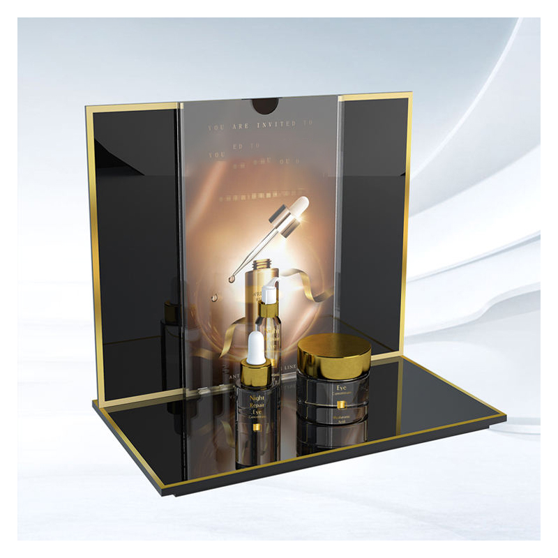 OEM/ODM Design Acrylic Counter Top Display Stand Cosmetics Perfumes Skincare Display Stands For Retail Stores