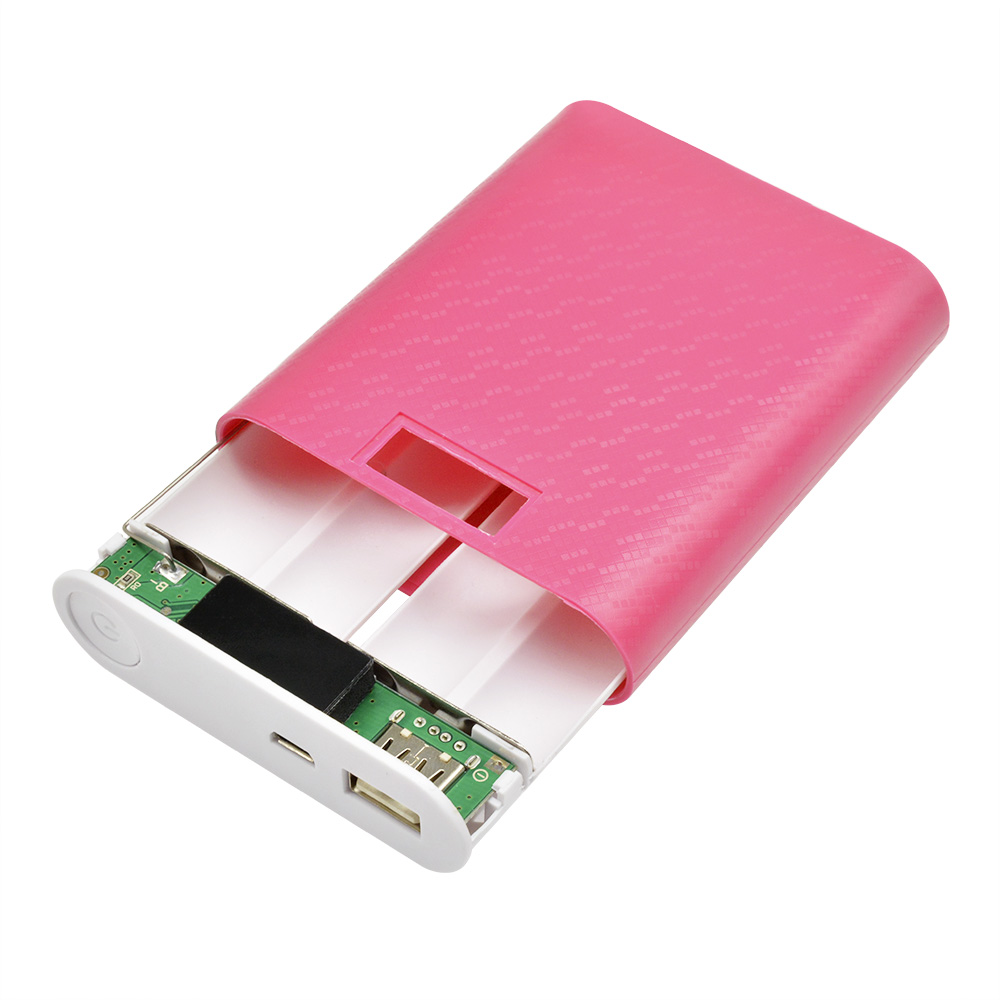 DIY внешний аккумулятор 12000 мАч 4X 18650 USB зарядное устройство коробка для iPhone Samsung