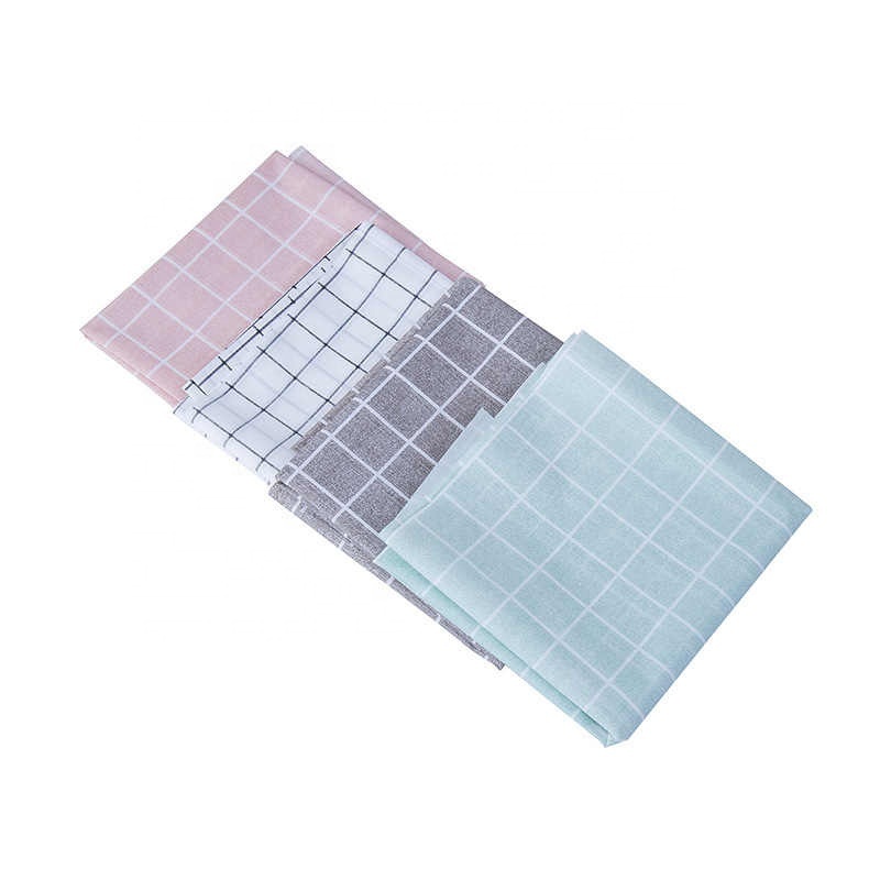 2pcsSimple Scandinavian Plaid Tablecloth Waterproof Non-washable Table Cloth PEVA Tablecloth Anti-oil Table Mat Tablecloths
