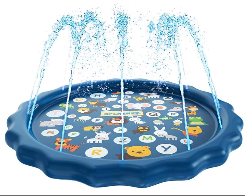 Sprinkler Splash Pad Wading Pool Inflatable Water Mat Outdoor Swimming Pool Toys for Babies and Toddlers