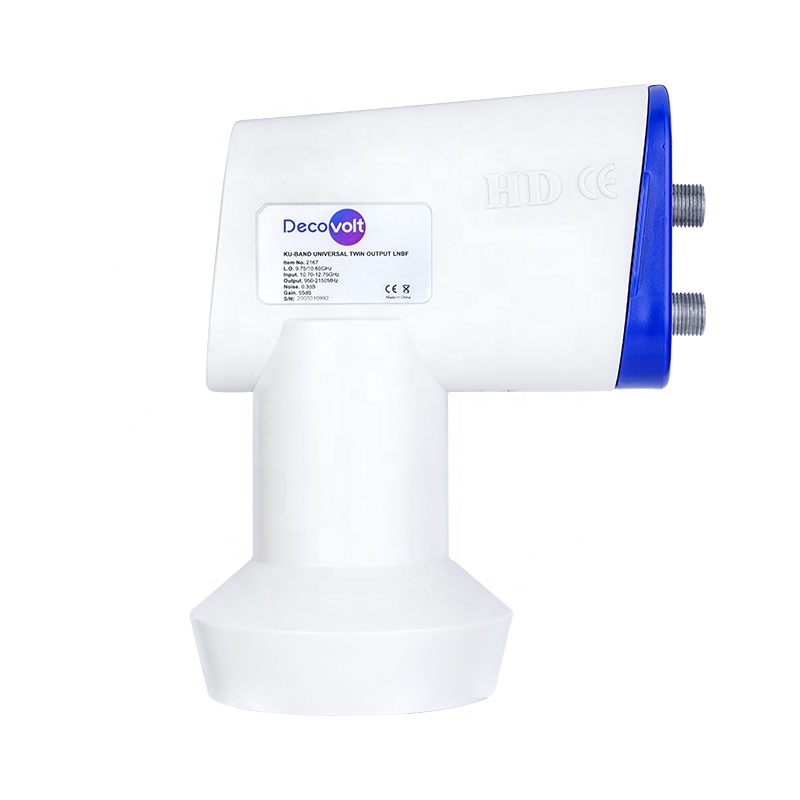 Factory price supply Ku Band Twin LNB KL-212RT universal twin LNB 0 .5dB