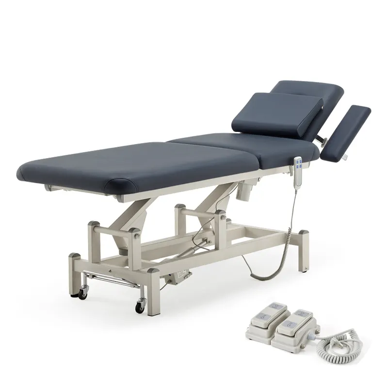 Luxury Beauty Salon Furniture Electric Treatment Esthetician Spa Cosmetic Facial Electrical Massage Table Bed