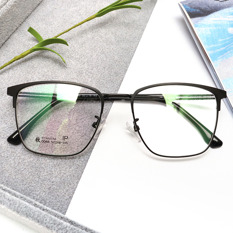 FC fashion square optical frames retro eyeglasses frames vintage titanium ip glasses eyewear