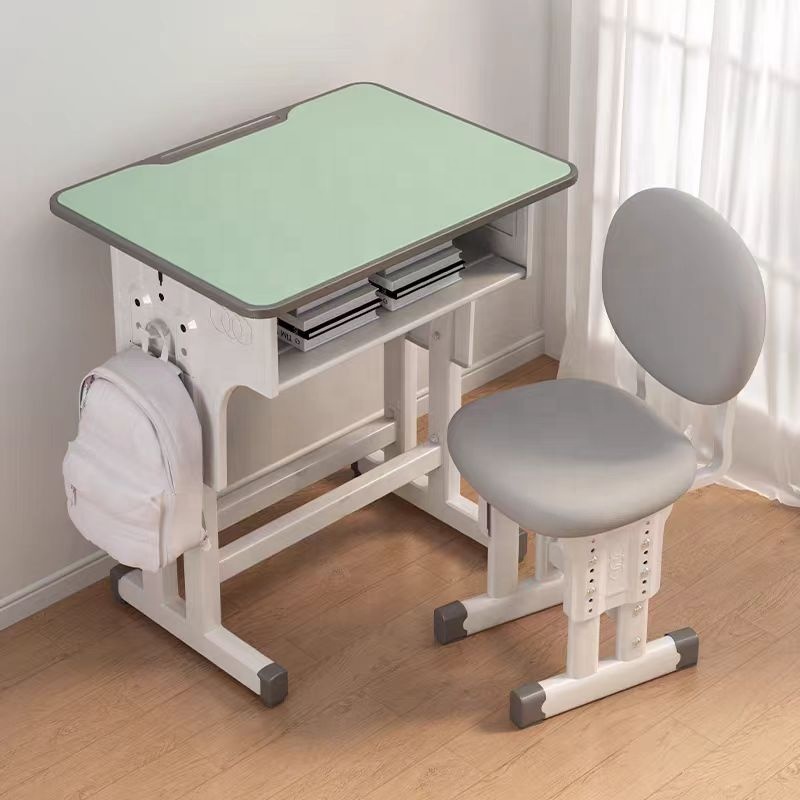 Modern Metal Bedroom Furniture Sets with Reading Table & Chair for Home Office Living Room or School Use