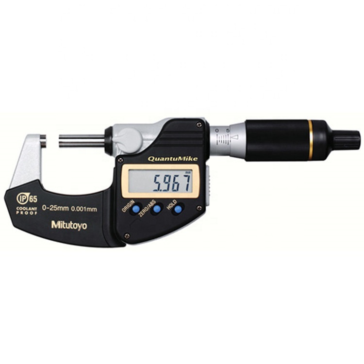 Новый цифровой микрометр MITUTOYO QuantuMike MDE25MX 293-140-30, микрометр с защитой охлаждающей жидкости 0-25 мм