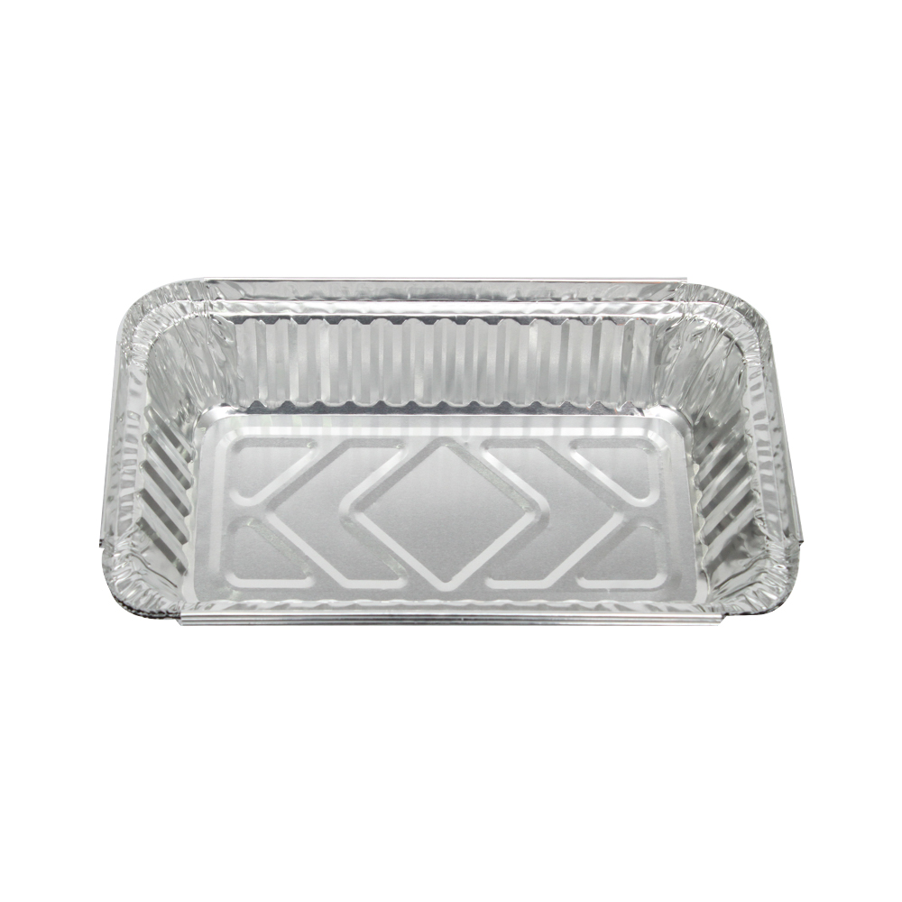 430ML Disposable Takeaway Aluminum Foil Container 6A Foil Containers With Paper Lids