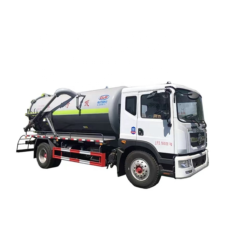 Dongfeng, дешевая цена, вакуумный септический резервуар 4*2, грузовик для всасывания сточных вод на продажу