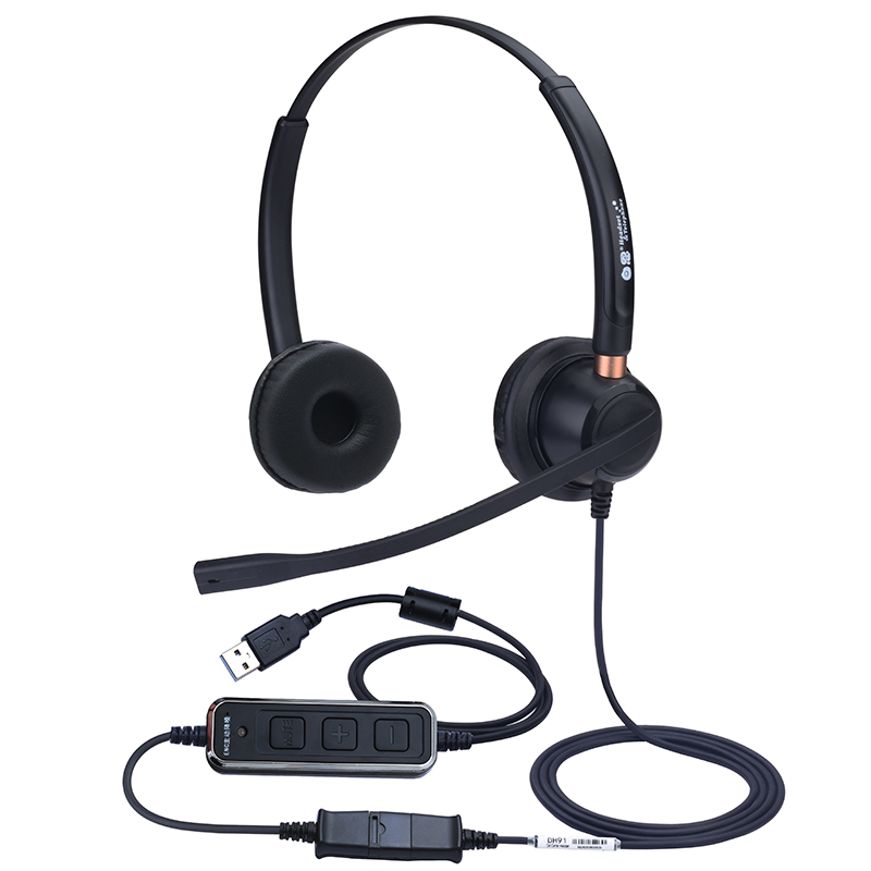 Dh91D колл-центра USB активным шумоподавлением компьютерные сети телефонная гарнитура Plantronics QD соединение Регулируемая громкость звука