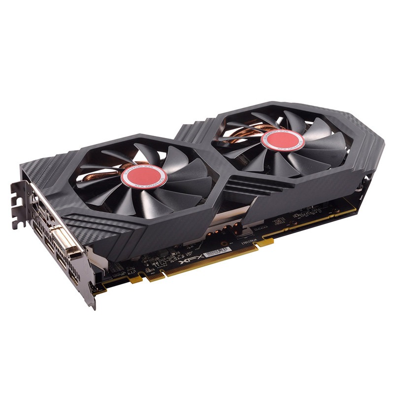 Видеокарта RX580, 8 ГБ, Версия Black Wolf, вентилятор с шариковым подшипником и контролем температуры