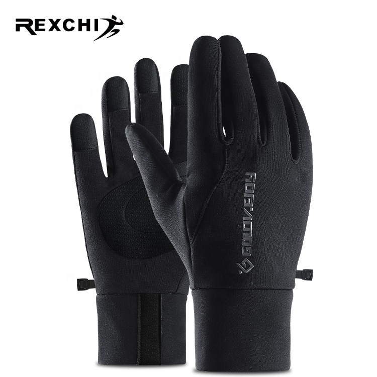 REXCHI DB22 Warm Men Ski Gloves Snowboard MotoRiding Winter Touch Screen Snow Windstopper Glove Motorcycle Heated Gloves