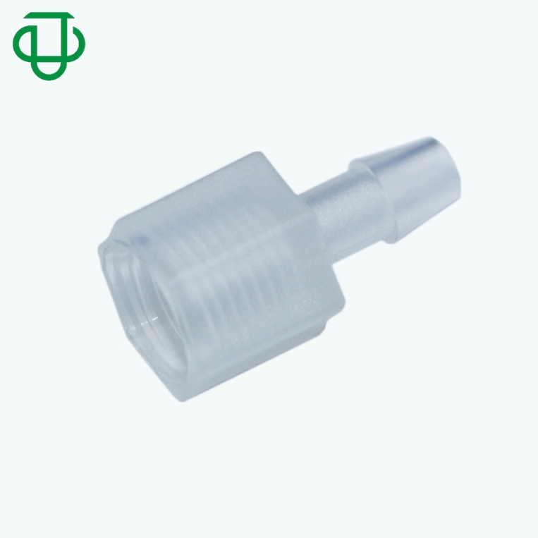 JU прямо локоть 5/16 "ID тюбинг Barb до 1/8 NPT резьба пластиковые адаптер трубный фитинг