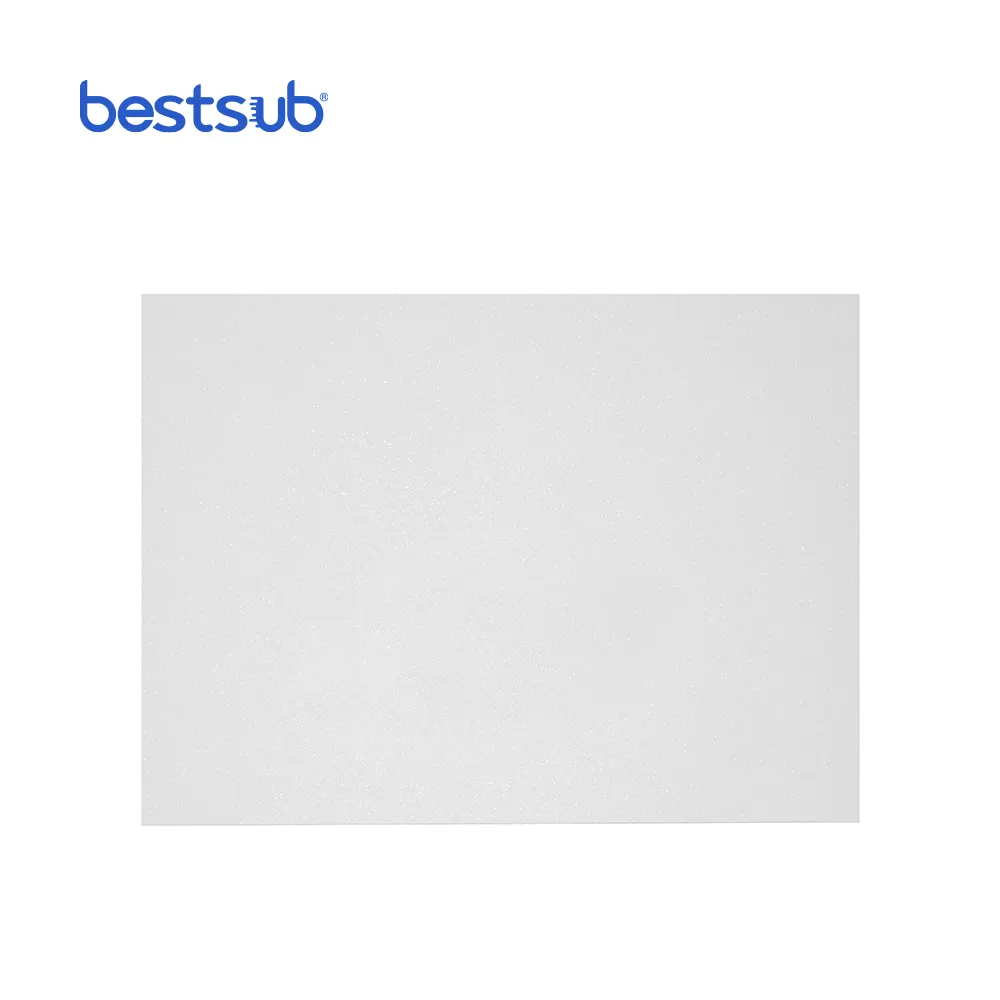 BestSub Wholesale 20x30cm Sublimation Blank White Aluminum Sparking Board