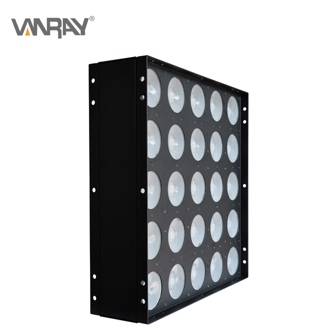 guangzhou vanray 25x30w rgbw 4 in1 led matrix blinder stage lighting for night club party