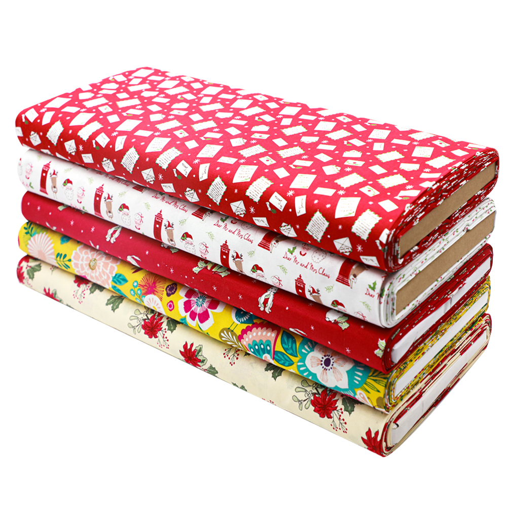 Wholesale Christmas Fabric Christmas Quilting Fabric By The Yard Holiday Quilting Fabric