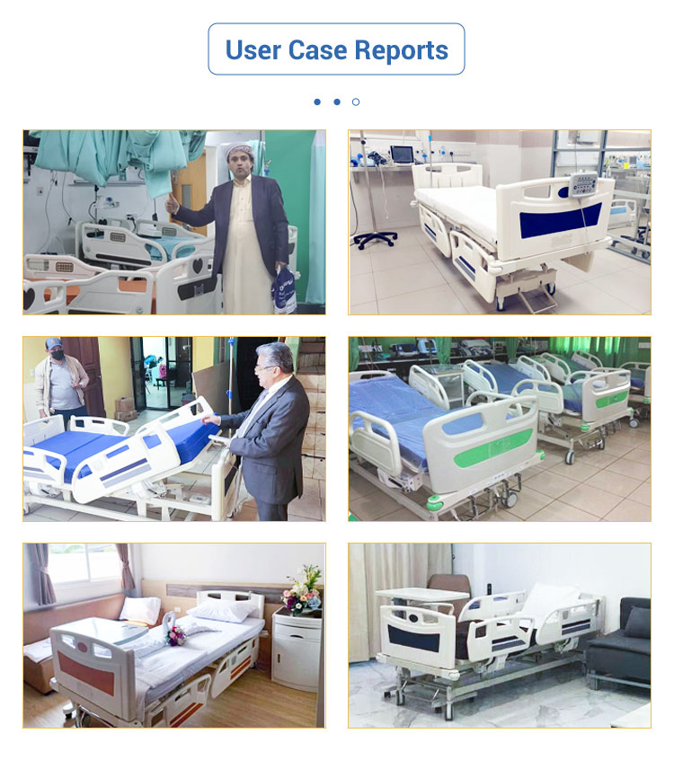 Luxury ICU Medical Equipment Five Functions Electric Adjustable Hospital Beds, Wholesale Hospital Multifunctional Nursing Bed