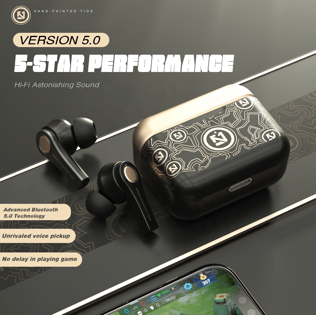 TS-100 Bluetooth Беспроводные наушники с микрофоном, хорошее качество звука с шумоподавлением