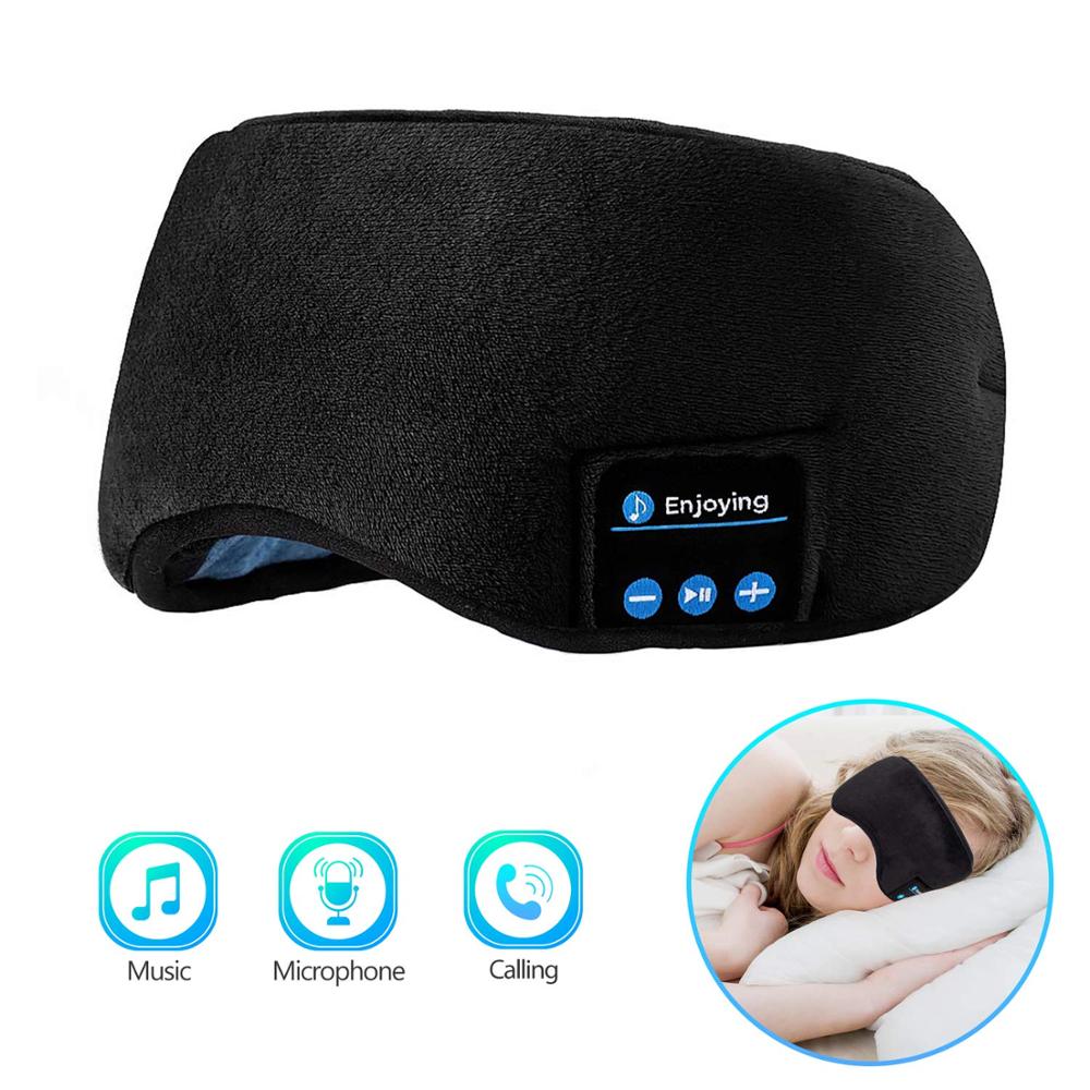 Удобная музыка Bluetooth маска для сна встроенный беспроводной наушник для наушников 3D eyemask