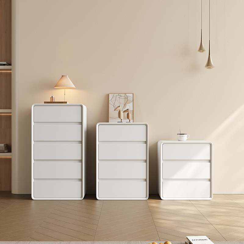 New Design White Bedroom Baby Chest of Drawers Luxury Storage Chest with 3/4/5 Drawers Cabinets