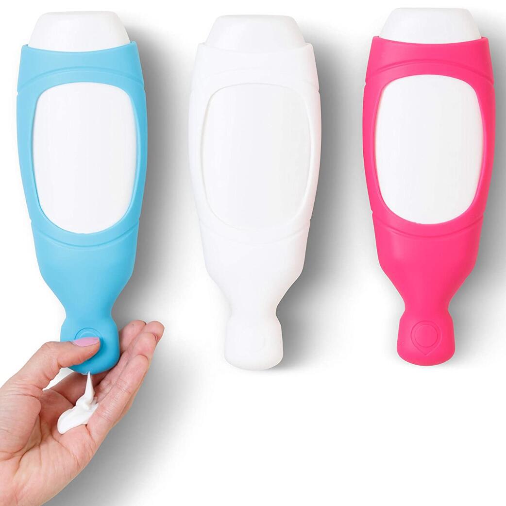 Squeezi dispenser 2 unit pack wall Mounted hanging silicon Bathroom soap shampoo Shower squeezi Dispensers